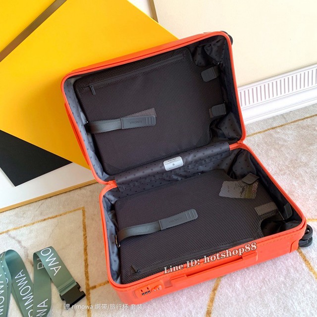 RIMOWA行李箱四輪拉杆箱 型號90080 Rimowa Essential全新色彩系列 日默瓦行李超輕pc拉鏈箱 gdx1208
